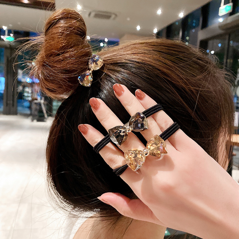 Ribbon Bow Gift - Set di Elastici per Capelli con