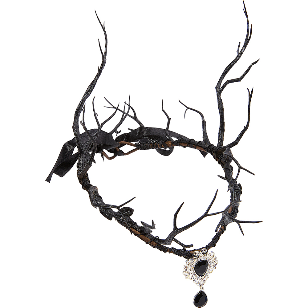 Reindeer Antlers Headband - Copricapo da Fata Nera con Corna