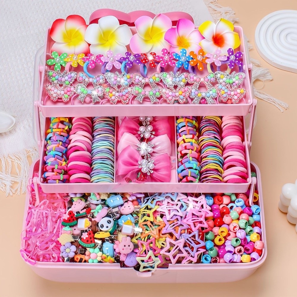 Ribbon Bow Gift - Set di Accessori per Capelli ad