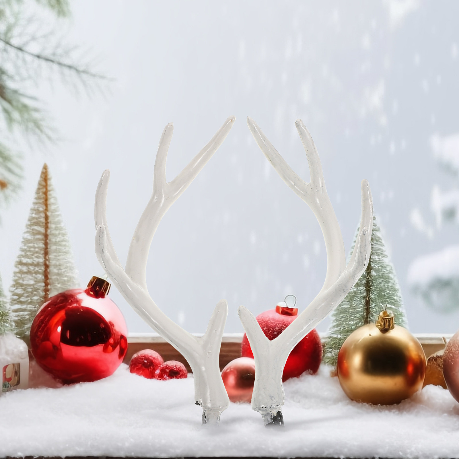 Reindeer Antlers Headband - 1 Paio di Corna di Cervo