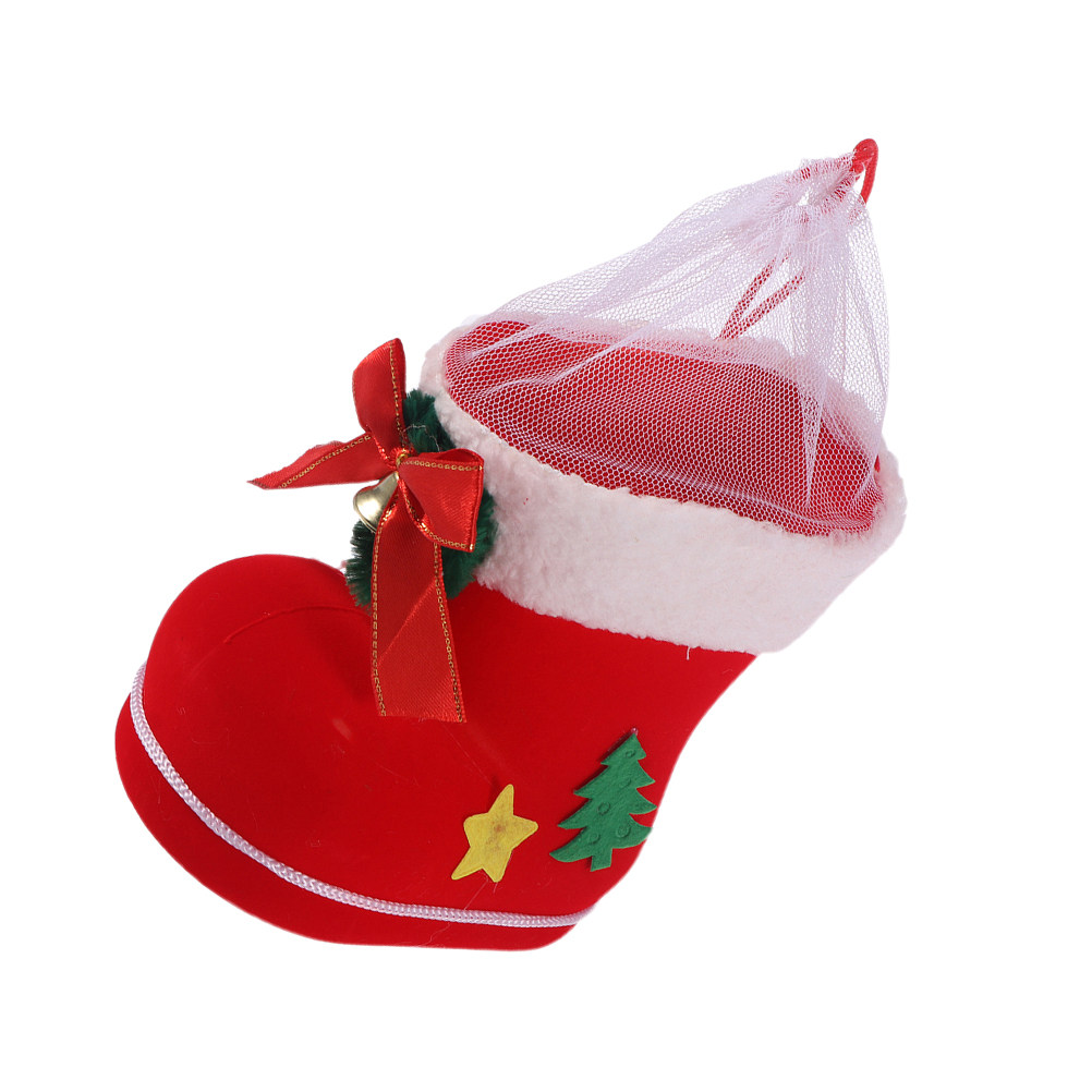 Christmas Stocking Hanging - 2 Pezzi Calza di Natale Porta
