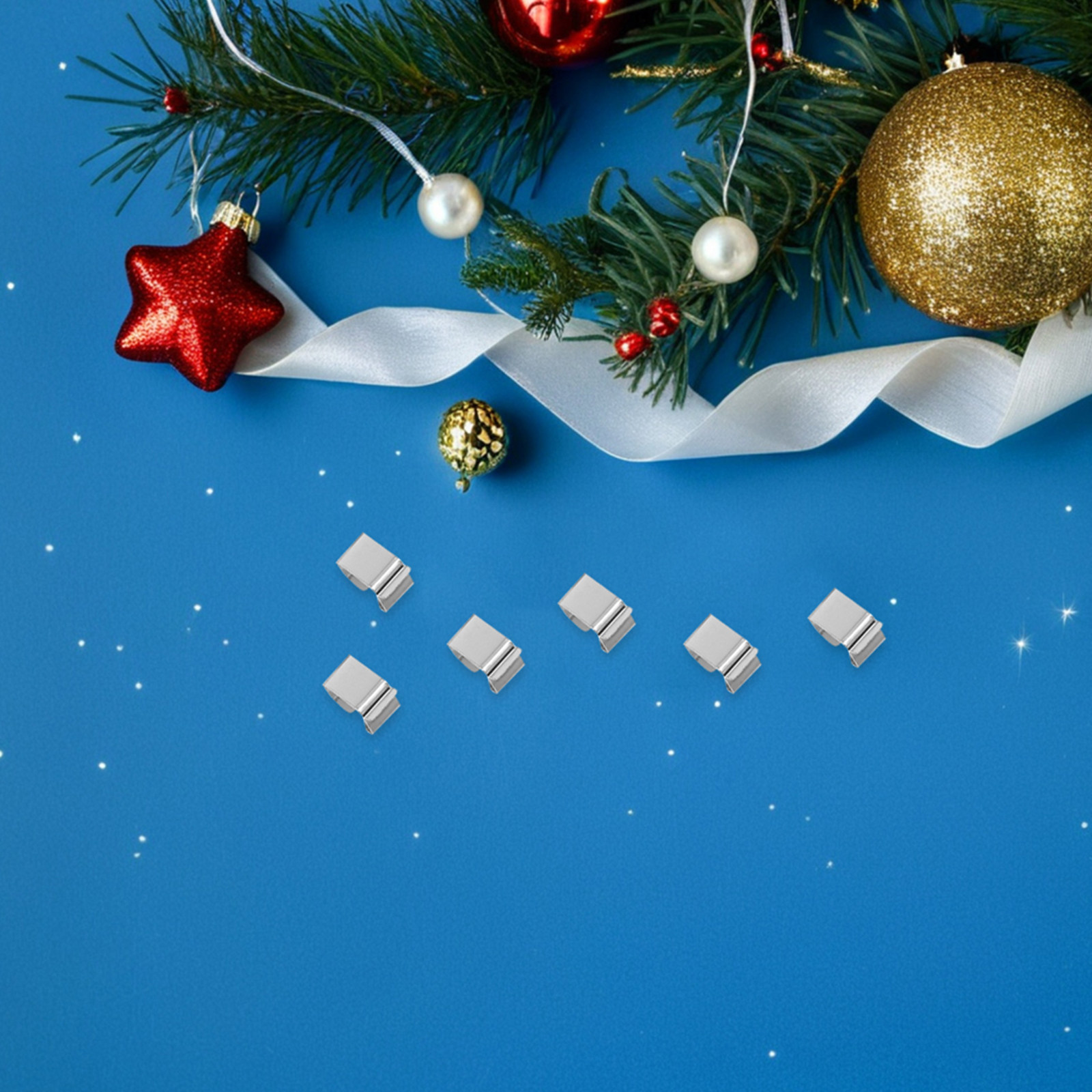 Christmas Lights Outdoor - 200 Pezzi Ganci per Grondaie, Ganci