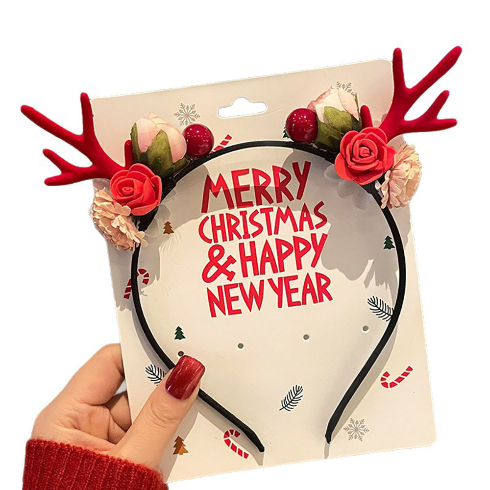 Reindeer Antlers Headband - Accessori per capelli carini Fascia natalizia