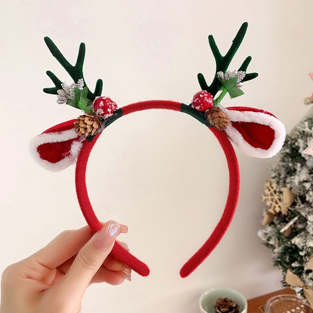 Reindeer Antlers Headband - Decorazione Natalizia: Fascia per Capelli con