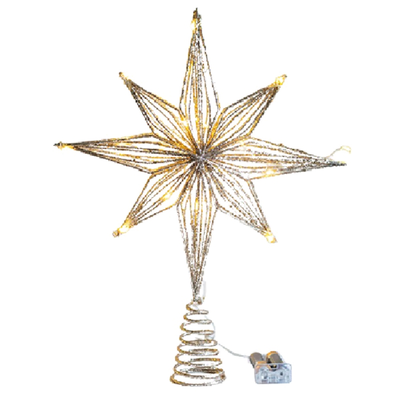 Star Tree Topper - Toppers per albero di natale lampada