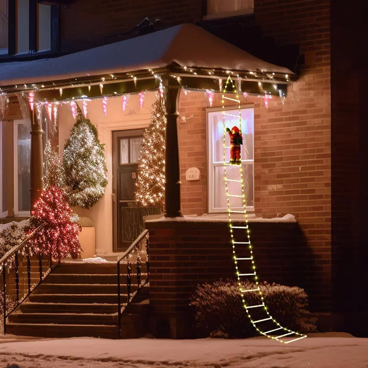 LED Ladder Light per babbo nat - Christmas Lights Outdoor recensione e prezzo