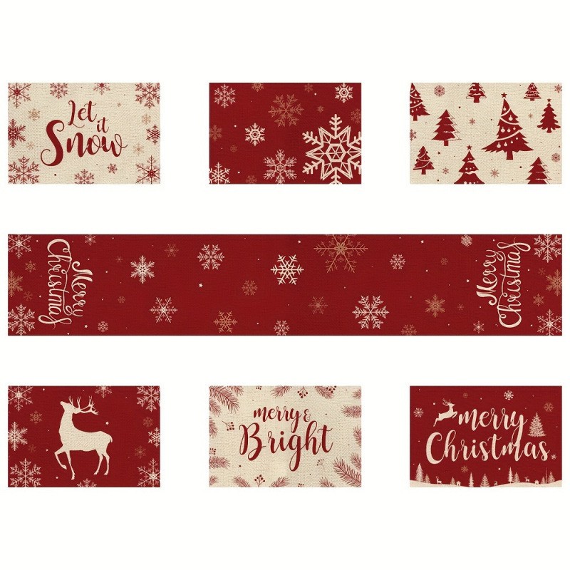Il set di tovagliette natalizi - Christmas Table Runner recensione e prezzo