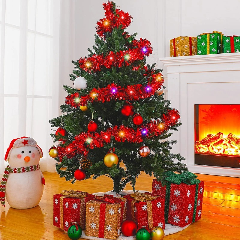 Luci Natalizie a Batteria con  - Tinsel Garland Decoration recensione e prezzo