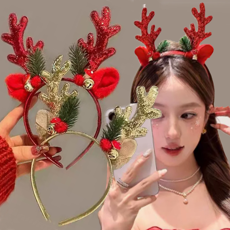 Cerchietto Natalizio con Corna - Reindeer Antlers Headband recensione e prezzo