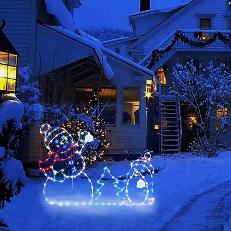 Ornamento animato con pupazzo  - Christmas Lights Outdoor recensione e prezzo