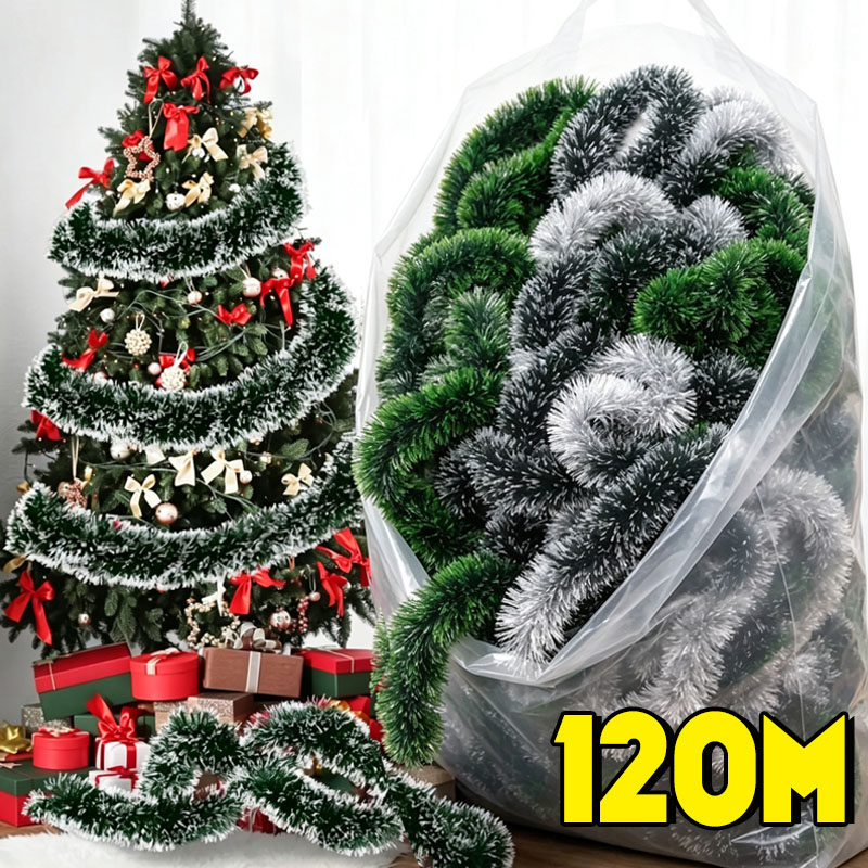 Ghirlanda Natalizia Verde e Bi - Tinsel Garland Decoration recensione e prezzo