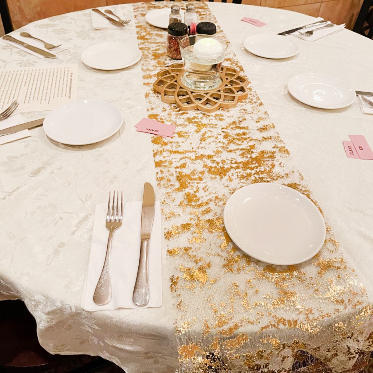Sparkle Metallic Gold Thin run - Christmas Table Runner recensione e prezzo