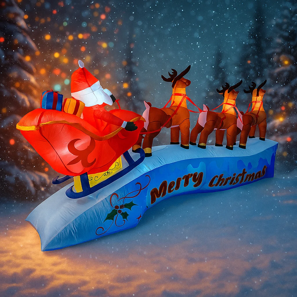 11,8FT Babbo Natale Renna Slit - Christmas Lights Outdoor recensione e prezzo