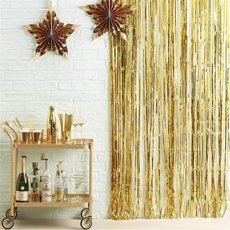 1/2/3 Pezzi Tenda Frangia Meta - Tinsel Garland Decoration recensione e prezzo