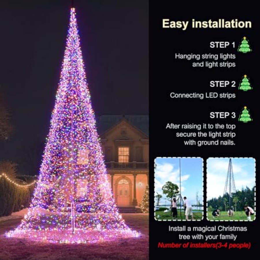 Albero di Natale LED per Ester - Christmas Lights Outdoor recensione e prezzo