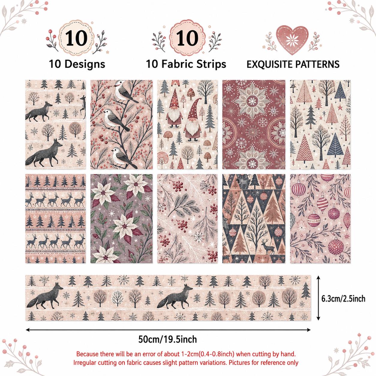 10 pezzi di strisce di tessuto - Christmas Table Runner recensione e prezzo