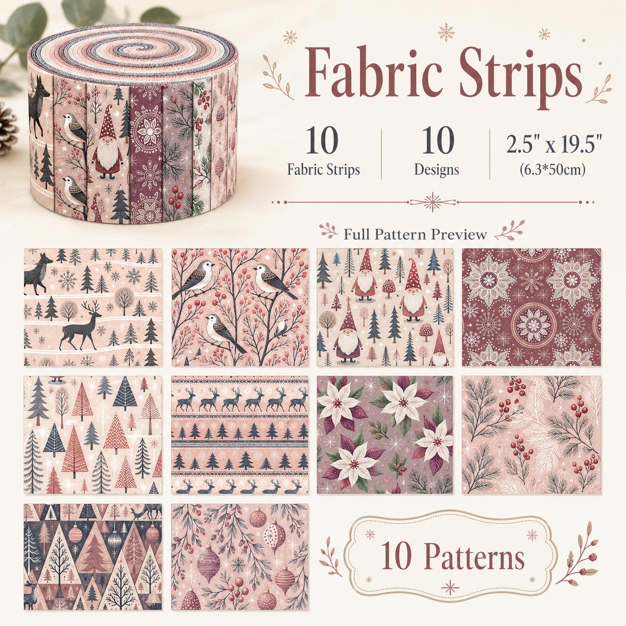 10 pezzi di strisce di tessuto - Christmas Table Runner recensione e prezzo