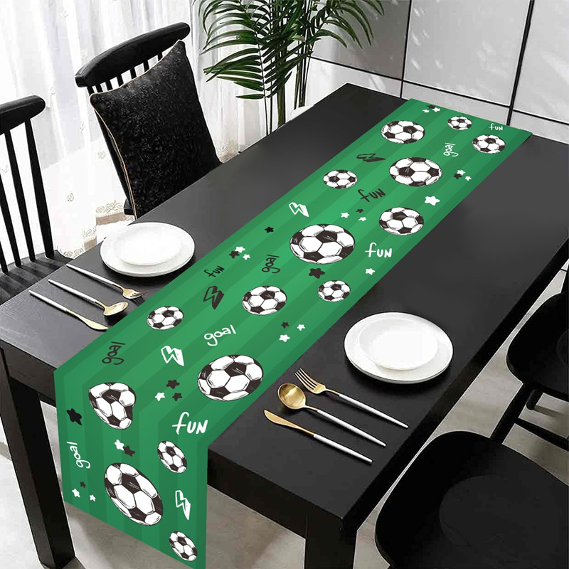 1pc calcio/calcio festa tavolo - Christmas Table Runner recensione e prezzo
