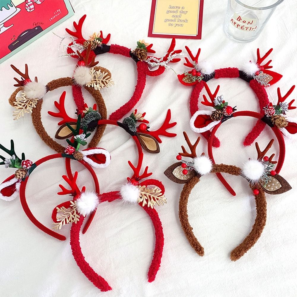 Decorazione Natalizia: Fascia  - Reindeer Antlers Headband recensione e prezzo