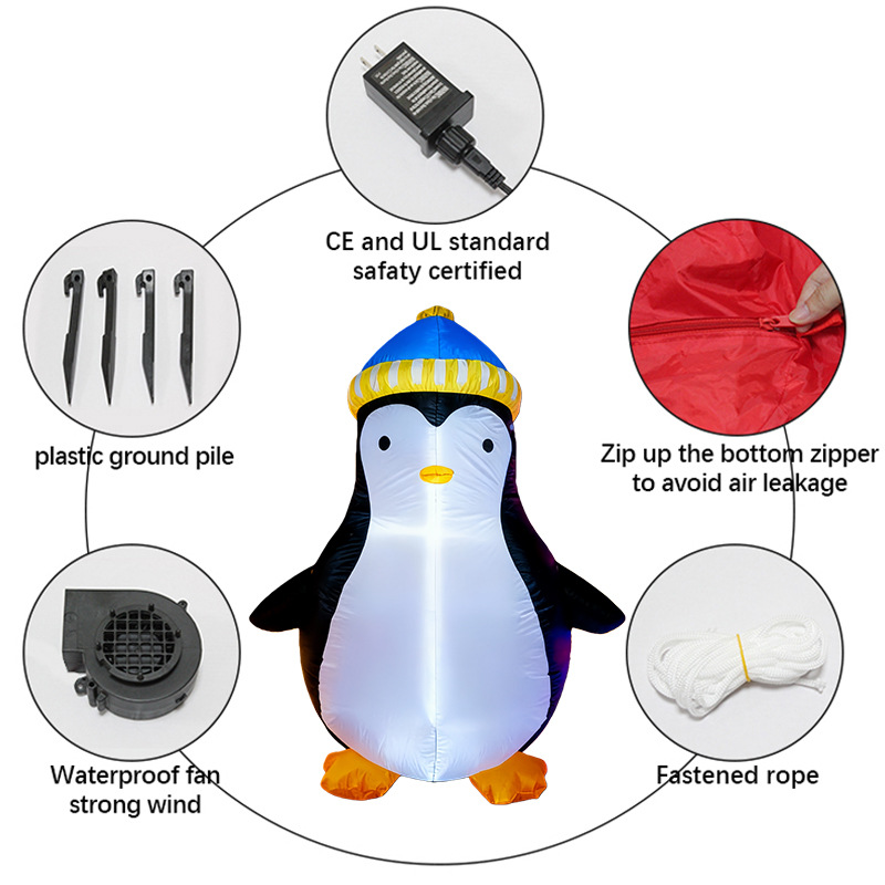 Pinguino Gonfiabile Natalizio  - Christmas Lights Outdoor recensione e prezzo