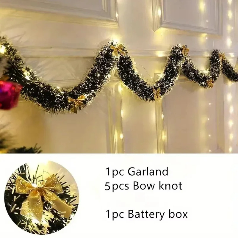 Ghirlanda Natalizia a LED da 2 - Tinsel Garland Decoration recensione e prezzo